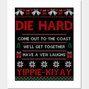 Die Hard Ugly Christmas Sweater Posters and Art